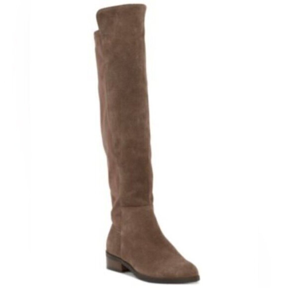 Lucky Calypso Over The Knee Boots Brown Suede Over-The-Knee Boots